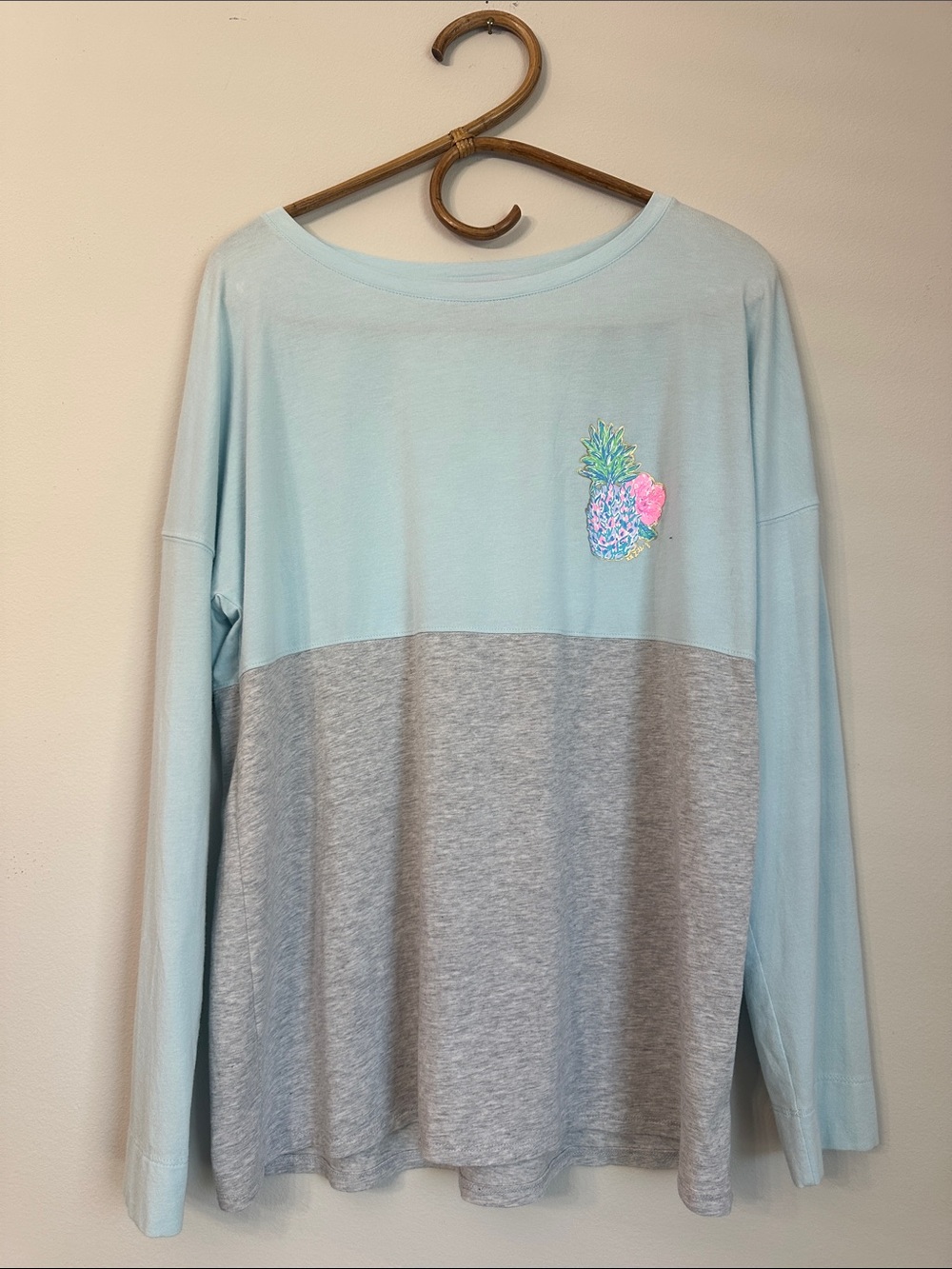 Lilly Pulitzer Pastel Blue Finn Top - Picture 1 of 4